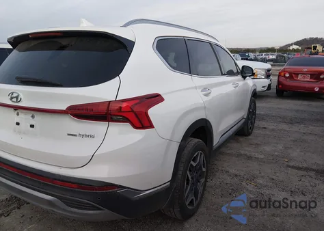 2023 Hyundai Santa Fe Hybrid Sel Premium z USA, uszkodzony, nr VIN 5NMS3DA12PH007444